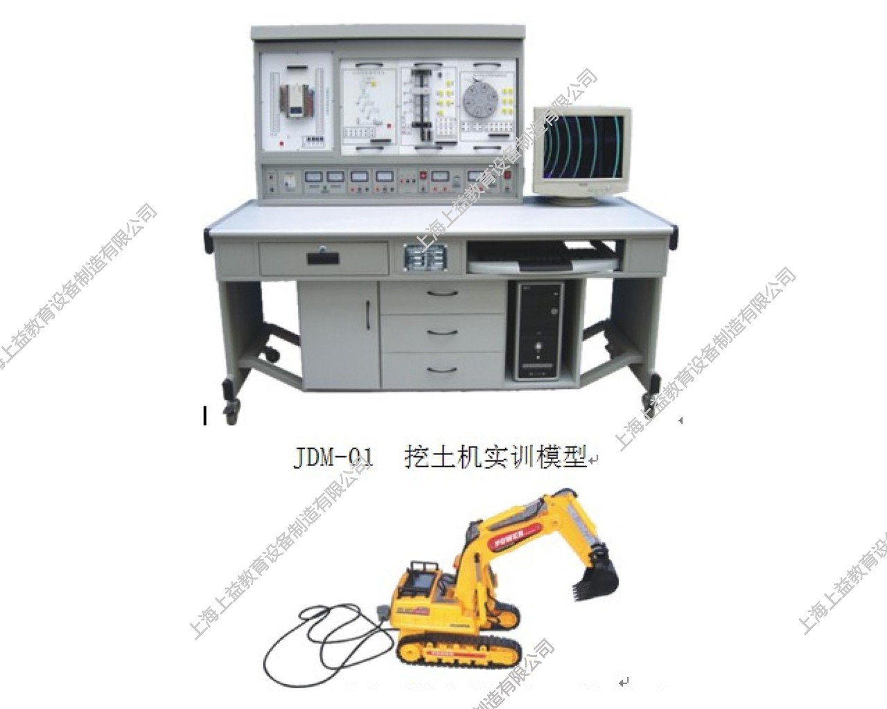 SYPLC-103D網絡型PLC可編程控制/微機接口及微機應用綜合實驗裝置（立式、掛箱積木式）