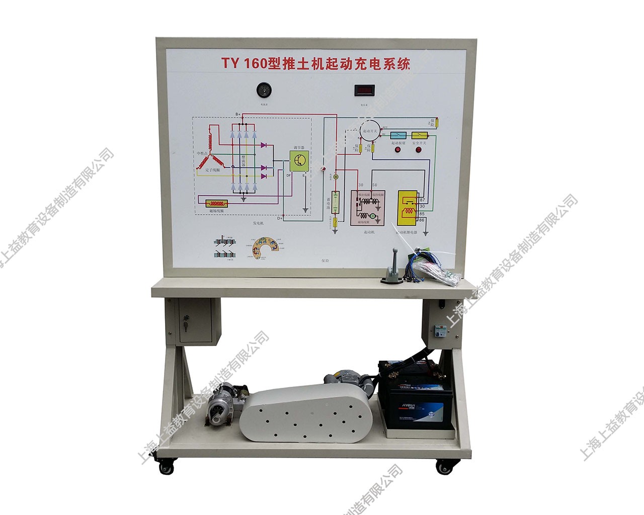 TY160型推土機(jī)啟動與充電系統(tǒng)實訓(xùn)臺